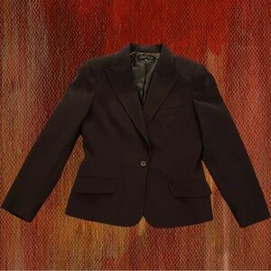 ANN KLEIN Women’s Brown Blazer